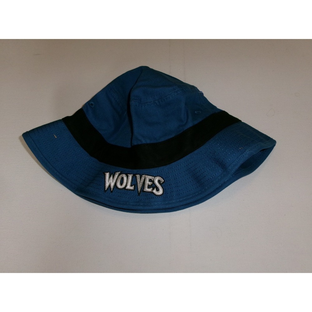 TIMBERWOLVES FLOPPY BUCKET BEACH GOLF 00S Y2K HAT CAP VINTAGE DEATOCK H3